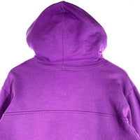 SUPREME シュプリーム 18AW Text Stripe Hooded Sweatshirts テキストストライプ プルオーバースウェットパーカー フーディー パープル Size M 福生店
