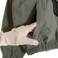 00's U.S.ARMY 米軍 IPFU JACKET ナイロン トレーニングジャケット ミリタリー グレー 8415-01-465-4820 04年会計 Size S-S 福生店