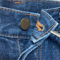 KENZO JEANS ケンゾージーンズ 北斎タグ ボタンフライ テーパード デニムパンツ インディゴ size85cm 瑞穂店