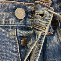 LEVI’S リーバイス 501 ビッグE ボタン裏2 足長R 並行ステッチ ウォッチポケット裏チェーン セルビッジ裏シングル 赤タブ欠損 デニムパンツ インディゴ size31 瑞穂店
