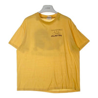 Hane’s ヘインズ 80's TANDEM AUSTIN 前後プリント シングルステッチ Tシャツ イエロー sizeXL 瑞穂店