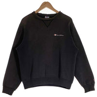 90's Champion チャンピオン クルーネック スウェット ロゴ刺繡 チャコールグレー USA製 Size M 福生店
