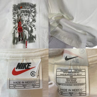 90's NIKE ナイキ JORDAN the best ever... マイケルジョーダン ラストショット プリントTシャツ ホワイト メキシコ製 Size XL 福生店