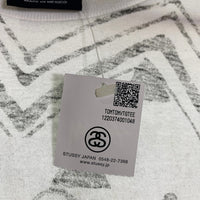 00's STUSSY ステューシー TOM TOM VTG TEE 総柄プリント Tシャツ ホワイト メキシコ製 Size M 福生店