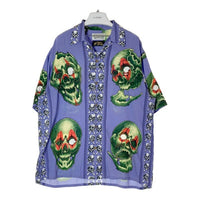 WACKO MARIA ワコマリア The Guilty Parties 56 Tattoo Studio Hawaiian Shirt アロハシャツ パープル sizeXL 瑞穂店
