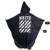 OFF-WHITE オフホワイト プルオーバー ナイロン ポンチョ アノラック ジャケット ブラック Size S 福生店