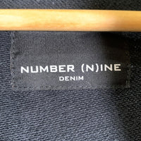 NUMBER(N)INE DENIM ナンバーナインデニム ハーフジップ スウェット ブラック Size S 福生店