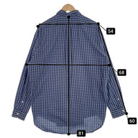 Ralph Lauren ラルフローレン BLAKE ボタンダウンチェックシャツ ブルー Size L 福生店