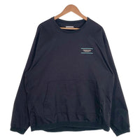 NEIGHBORHOOD ネイバーフッド 21AW HOME/E-SHIRT.LS ポリエステル プルオーバートップ ブラック カンガルーポケット 212TSNH-SHM06 Size 4 福生店