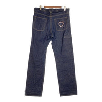 HUMAN MADE ヒューマンメイド 24SS STRAIGHT DENIM PANTS PAST INDIGO ストレートデニムパンツ インディゴ シンチバック 赤耳 HM28PT003 Size 34 福生店