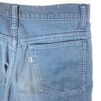 Levi’s リーバイス USA製 ボタン裏83 ホワイトタブ ベルボトム コーデュロイパンツ ライトブルー size- 瑞穂店