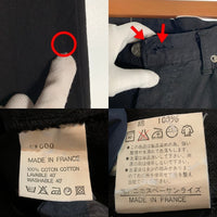 agnes b. homme アニエスベーオム ブラックデニム テーパードパンツ フランス製 オールド Size 40 福生店