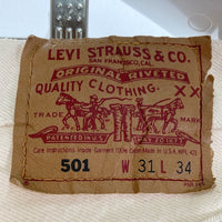 Levi's リーバイス 501-0651 ボタン裏522 USA製 93年 デニムパンツ 生成り ホワイト size31 瑞穂店