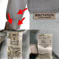B&Y UNITED ARROWS ユナイテッドアローズ スキッパーニット ポロシャツ ライトブルー 1213-105-4134 Size S 福生店