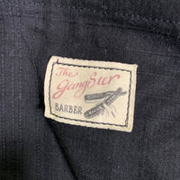 GANGSTERVILLE ギャングスタービル コットン 半袖 チェックシャツ ブラック 同色 GSV-16-SS-31 Size L 福生店