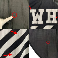 OFF-WHITE オフホワイト プルオーバー ナイロン ポンチョ アノラック ジャケット ブラック Size S 福生店