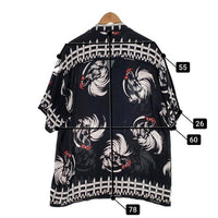 NEIGHBORHOOD ネイバーフッド ALOHA.ROOSTER R-SHIRT.SS 半袖レーヨンシャツ ニワトリ ブラック 201TSNH-SHM07 Size XL 福生店