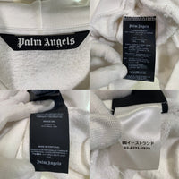 Palm Angels パームエンジェルス Paris Sprayed Logo Hoodie ロゴスプレープリント プルオーバースウェットパーカー ホワイト PMBB003S20636057 Size XXL 福生店