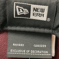 NEW ERA ニューエラ 59 FIFTY Oakland Athletics ベースボールキャップ バーガンディ size7 3/8(58.7cm)※内側汚れあり 瑞穂店