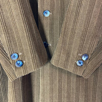 The Letters ザレターズ FW17-LJ002B Corduroy Chesterfield Coat コーデュロイ チェスターフィールドコート ブラウン sizeM 瑞穂店