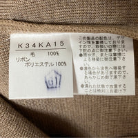KANEKO ISAO カネコイサオ フラワーモチーフ 半袖ニット ベージュ sizeF 瑞穂店