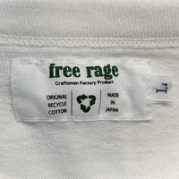 WAIPER ワイパー free rage フリーレイジ S/S jijirage T-Shirt プリントTシャツ ホワイト Size L 福生店