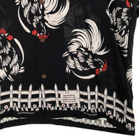 NEIGHBORHOOD ネイバーフッド ALOHA.ROOSTER R-SHIRT.SS 半袖レーヨンシャツ ニワトリ ブラック 201TSNH-SHM07 Size XL 福生店