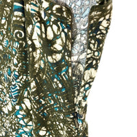 GRANDMA MAMA DAUGHTER グランドママドーター ノースリーブ 総柄 ワンピース グリーン size1 瑞穂店