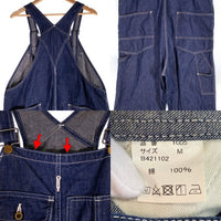 FULLCOUNT フルカウント Denim Bib Overall デニム ビブオーバーオール インディゴ 1005 Size M 福生店