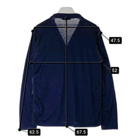 COMME des GARCONS HOMME コムデギャルソンオム HN-T015 AD2014 ウール フランネルパッチワーク カーディガン ネイビー sizeS 瑞穂店