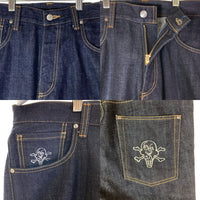 ICE CREAM アイスクリーム ポケット刺繍 デニムショートパンツ インディゴ sizeM 瑞穂店