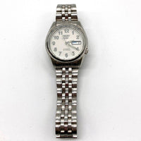 SEIKO5 セイコー デイデイト AUTOMATIC 21JEWELS 裏スケ 7S26-01VO 腕時計 シルバー 瑞穂店