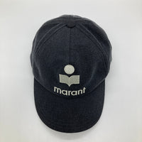 ISABEL MARANT イザベルマラン CQ001XFA-A1C17A TYRON CAP ベースボールキャップ コットン ブラック 瑞穂店