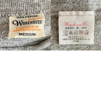 WAREHOUSE ウエアハウス STEVENS POINT STATE 染み込みプリント Tシャツ グレー Size M 福生店