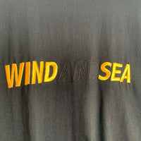 WIND AND SEA ウィンダンシー YOUANDSEA ロゴ刺繡 Tシャツ ブラック WDS-O-YAS-24-Q4-01 Size XL 福生店