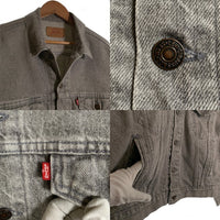 80's Levi's リーバイス 70507-4853 デニム トラッカージャケット グレー USA製 89年 Size L 福生店