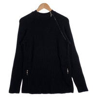 GIANFRANCO FERRE GOLF ジャンフランコフェレ ゴルフ ウール アクリル リブニットセーター ブラック Size L 福生店