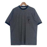 NIKE ナイキ F.C.R.B. エフシーレアルブリストル ボーダーポケットTシャツ ブラック グレー ポリエステル 日本製 Size M 福生店