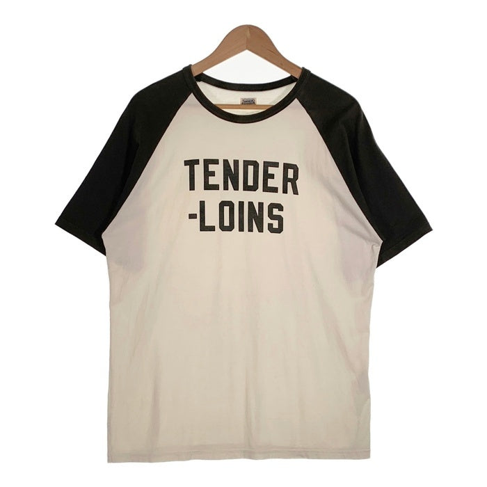 TENDERLOIN テンダーロイン T-RAGLAN ラグランスリーブ プリントTシャツ ホワイト ブラック Size L 福生店 –  GolRagオンラインショップ