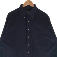 Brooks Brothers ブルックスブラザーズ コーデュロイ ボタンダウンシャツ ネイビー Size L 福生店