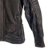 Harley-Davidson ハーレーダビッドソン バッファローレザー シングルライダースジャケット ブラック ワッペン Size L 福生店