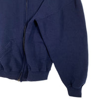 90~00's RUSSELL ATHLETIC ラッセルアスレチック ジップアップ スウェットパーカー ネイビー USA製 Size XL 福生店