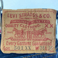 Levi's リーバイス 501-XX ボタン裏555 バレンシア工場 98年 1955BIGE復刻 デニムパンツ インディゴ size36 瑞穂店