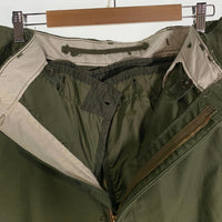 50's U.S.ARMY 米軍 M-1951 FIELD SHELL TROUSERS フィールドトラウザー カーゴパンツ オリーブ PRENTICEファスナー ライナー63年会計 Size L-L 福生店
