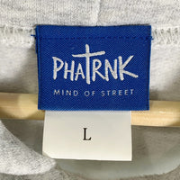 PHATRNK ファットランク OLD SCHOOL SCRIPT LOGO プルオーバー スウェットパーカー オートミール Size L 福生店