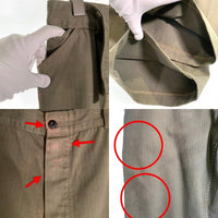 40's USMC 海兵隊 HBT TROUSER ヘリンボーン トラウザーパンツ オリーブ Size w90cm 福生店