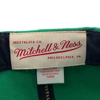Michell & Ness ミッチェルアンドネス MLB Boston Celtics ボストンセルティックス スナップバックキャップ グリーン ブラック 福生店