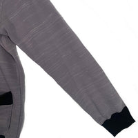 Dry Bones ドライボーンズ スウェット カーディガン グレー ブラック Size L 福生店