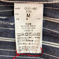 CAL O LINE キャルオーライン CL211-002 21SS SMOCK JACKET ジャケット ヒッコリー ストライプ ネイビー sizeM 瑞穂店