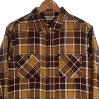 FIVE BROTHER ファイブブラザー ヘビーフランネル ワークシャツ ブラウンチェック 152160 Size L 福生店